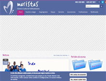 Tablet Screenshot of maristasccv.es